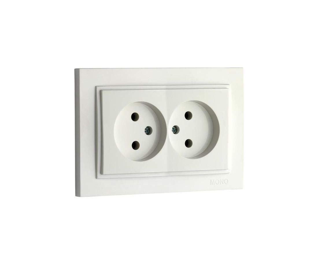 როზეტი ორიანი DESPINA white - 102-190005-121 — როზეტები და ჩამრთველები